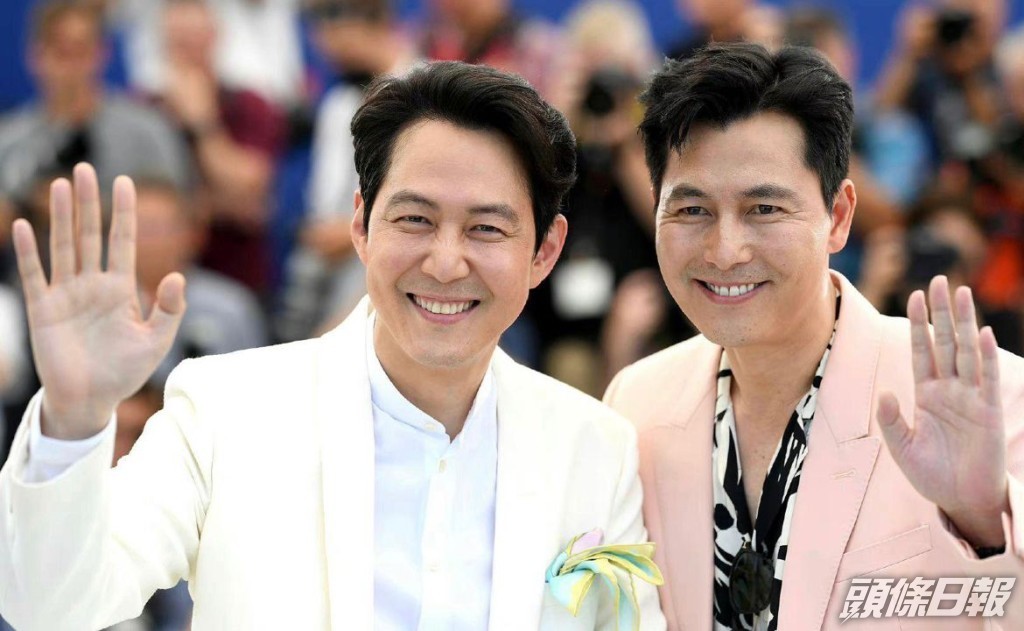 李政宰與鄭雨盛(右)為主演的間諜片《Hunt》,現身康城。